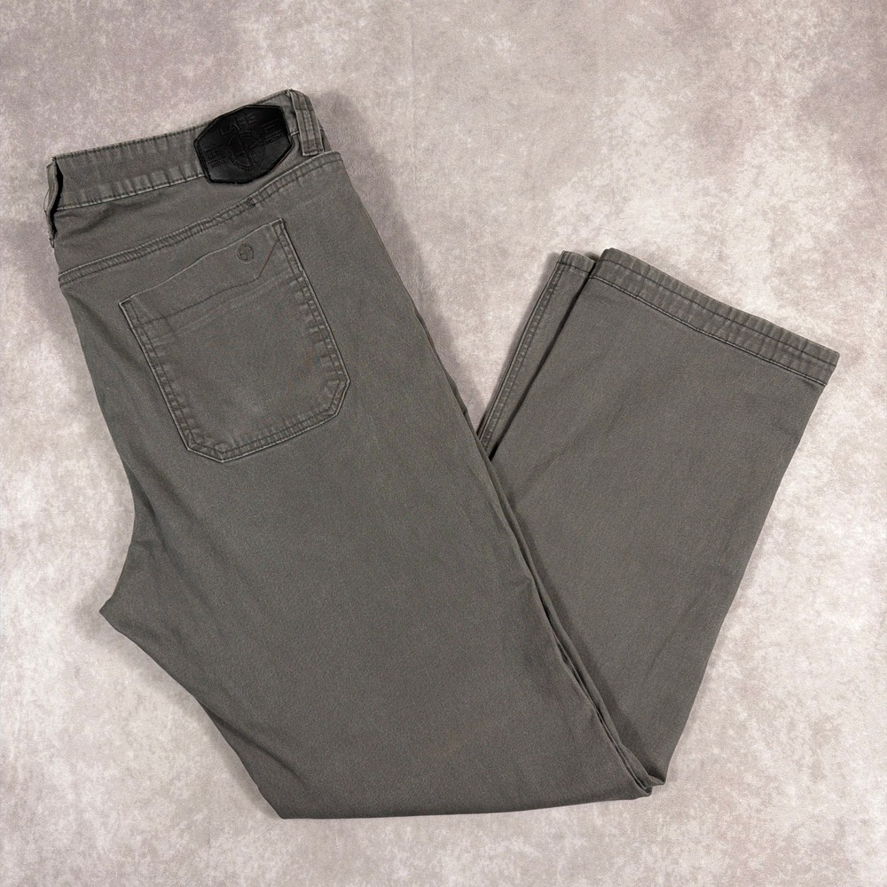 LAPG Terrain Flex Straight Fit Twill Pant Tactical 40x32 Grey Stretch Cotton
